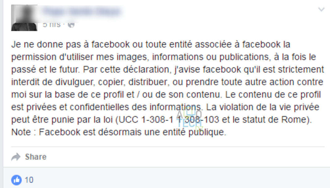 facebook messages protection profil