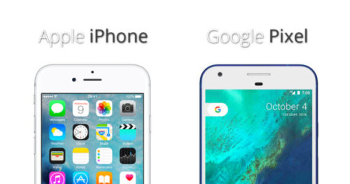 Apple iPhone Google Pixel