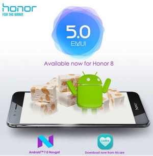 Honor8 Android7 app