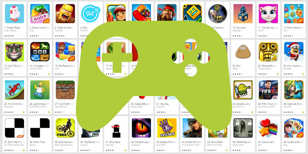 top jeux android semaine
