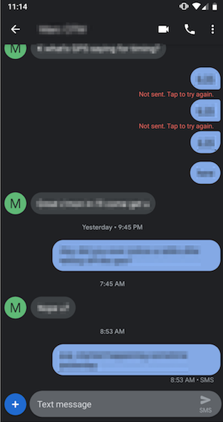 AndroidMessages DarkModedfgsdfgh