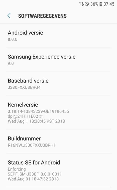 galaxy j3 2017 android 8 oreo ux 6 2