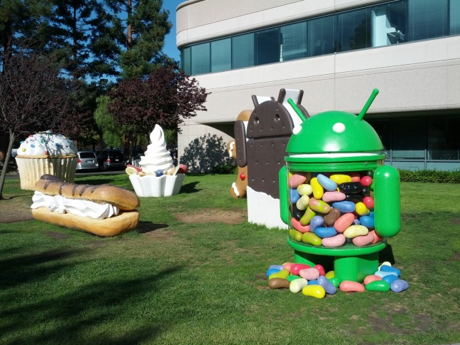google lawn statues android models versions