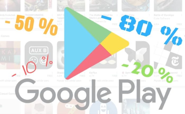 google play soldes hivers 2017 12 jours
