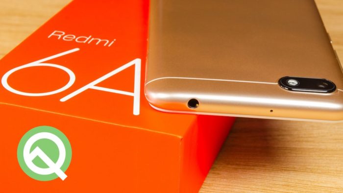 Xiaomi Redmi 6A android pie
