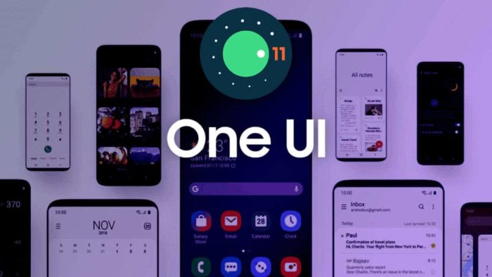 Samsung one ui 3 android 11