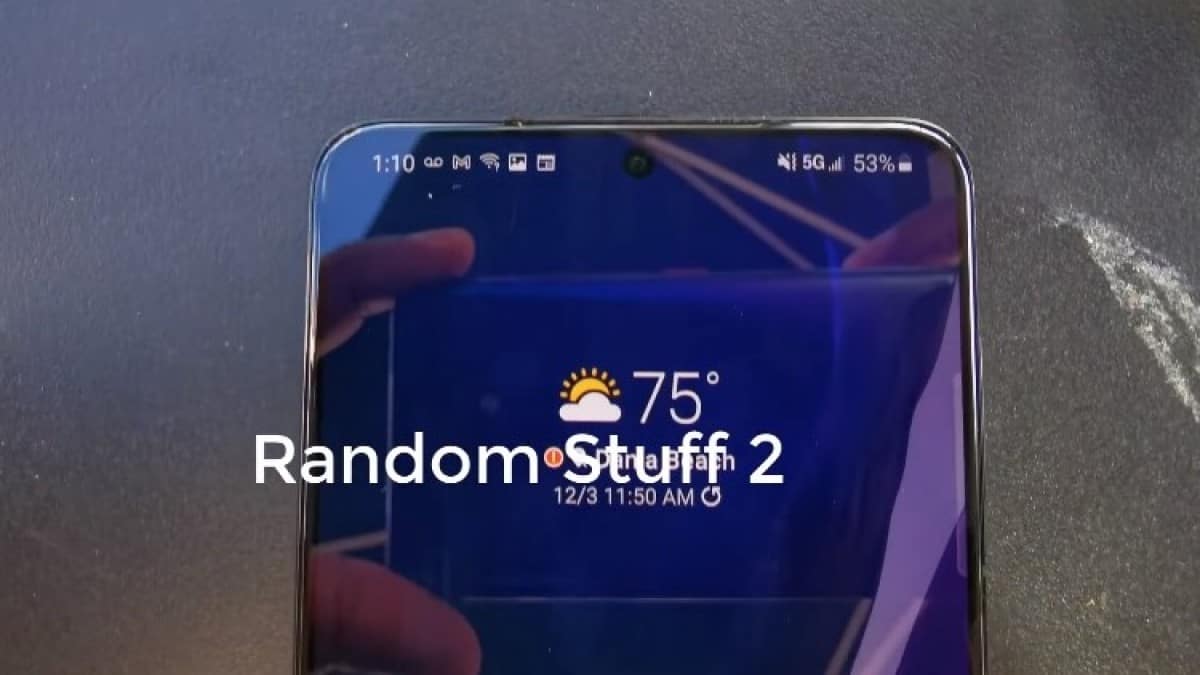Le Samsung Galaxy S21+ apparaît dans une vidéo