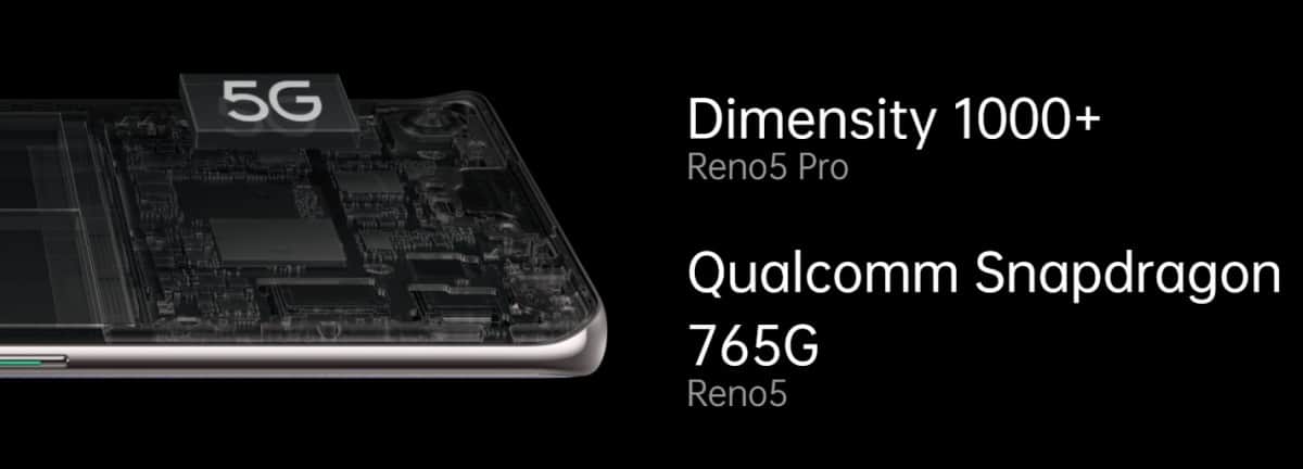 Oppo Reno5 5G et Reno5 Pro 5G dévoilés avec des écrans OLED 90 Hz