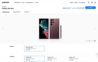 Samsung République tchèque : le Galaxy S22 Ultra est en stock