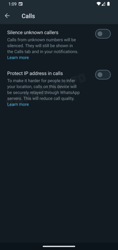 WA PROTECT IP ADDRESS IN CALLS PRIVACY RELAY FEATURE ANDROID e1693353775944