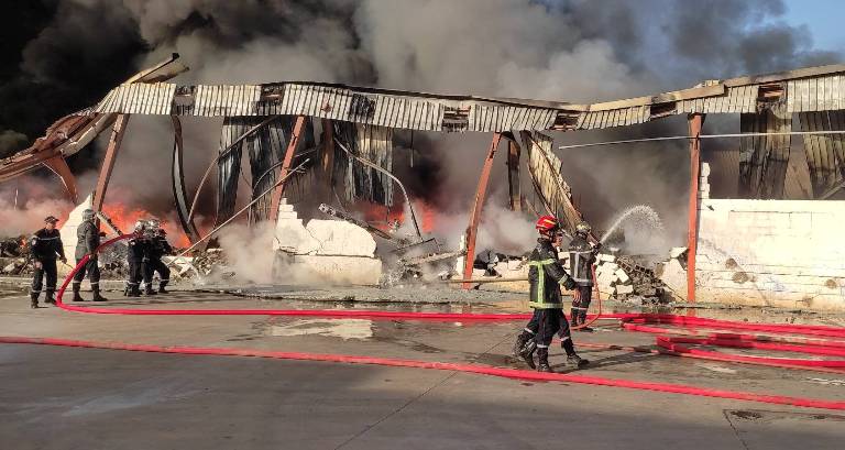 Une explosion suivie d'un incendie à l'usine RAYLAN